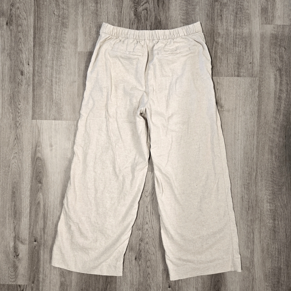 BANANA REPUBLIC High Rise Hayden Wide Leg Linen Blend Pants - Picture 2 of 9